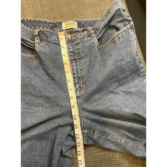 Talbots Medium Wash High Rise Stretched Jeans Sz 12 P - Picture 7 of 9